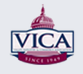 The vica logo on a white background.